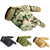 Trzy żołnierze Pełne rękawiczki taktyczne do ekranów dotykowych, odpornych na ślizganie, do jazdy na rowerze, biwakowania, polowań