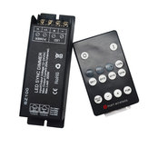 Controlador remoto sem fio RF de LED dimmer para tira de luz monocromática DC12-24V 25A