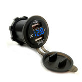 Adaptador de corriente de toma de corriente USB de 4.2A 12V Cargador universal para motocicletas y coches Resistente al agua