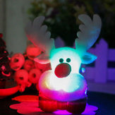 Noel Şirin LED Lamba Broş Elk Snowman Ayı Broş Hediye Gömlek Yaka 