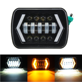 7x6 5X7 55W H4 LED Reflektory DRL 1 SZTUK dla Jeep / Cherokee XJ / Wrangler YJ / Toyota Pickup 