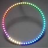 Placa de LED RGBW 5050 60x com drivers integrados e anel branco natural 4500K Necessário soldar