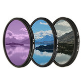 Camera lente Set di filtri Set UV CPL FLD 3 In 1 Borsa per Canon per Altri digitali 1