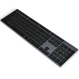 AJazz AK3.3 105 Key Bluetooth Teclado sem fio teclado metálico ultra-fino para aparelhos telefones 