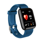 Bakeey 116 Plus 1.3 'Benutzerdefiniertes Zifferblatt Dynamischer Blutdruck Sauerstoffmeldung Push Mehrsprachige Smartwatch