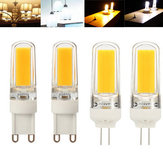 Bombilla LED de filamento ZX Dimmable G4 G9 Retro COB de vidrio, compatible con 110V 220V, reemplaza la bombilla de halógeno
