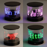 Drehende LED-elektronische Dreh-Perspektiven-Lichtelektronik, Kreatives LED-Zusammenbau-USB-5V-Ladegerät