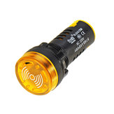 Machifit AC 220V 22mm villanó rezgőcsengettyű jelzőfény sárga