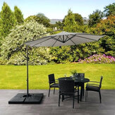 GREATT 3m Outdoor Umbrella Canopy Replacement Fabric Garden Parasol Roof For 8 Arm Sun Cover