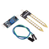 2pcs Módulo de Umidade Higrômetro do Solo Umidade Sensor Geekcreit para Arduino - produtos que funcionam com oficial para Arduino placas