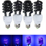 UV Ultraviolette Spiral-Niedrigenergie-Sparsamlicht-Lampe mit Schraubsockel E27 Schwarze Lampe 220V