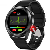 Original 
            North Edge E102 1.28 inch Full-Touch Screen ECG Monitor Heart Rate Blood Pressure SpO2 Body Temperature Measurement IP67 Waterproof 230mAh Smart Watch