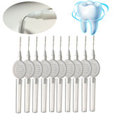 Dupont Silk Bristle Rotating Interdental Entre Dentes Floss Escova Cabeça Substituição Dental Cuidados
