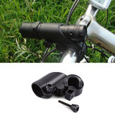 Suporte de lanterna BIKIGHT para bicicleta, suporte para guidão, rotação de 360 graus, braçadeira ajustável para luz de ciclismo