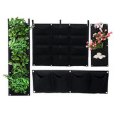 KC-BT4121 Bolsa de almacenamiento para plantas colgantes de pared interior y exterior de jardinería de cultivo de bolsillo de bolsas de plántulas