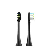 [Soocas Original] 2Pcs SOOCAS-X3 Cabeça de Escova de Dentes Preta para Escova de Dentes Elétrica Inteligente e à Prova d'Água
