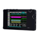 Цифровой анализатор логики LA104 с экраном 2,8 дюйма, 4 канала, осциллографом SPI IIC UART, программируемый, максимальная частота выборки 100 МГц
