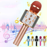 Bakeey 858 Wireless Bluetooth-Mikrofon mit DSP-Rauschunterdrückung, Karaoke-Mikrofonrekorder HIFI-Stereolautsprecher, tragbarer Handheld-Gesangsspieler für KTV-Party