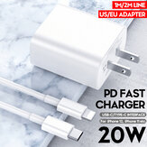 Bakeey 20W USB C Charger Travel Charger Adapter USB-C PD to iP Data Cable Fast Charging iPhone 12 Pro Max Mini
