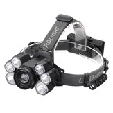 XANES 4101-7 LED rowerowa latarka z zoomem i akumulatorem 18650 do ładowania dla motocykla Xiaomi