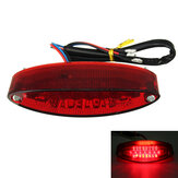 12V Moto 28 LED Feu arrière de frein de plaque d'immatriculation rouge Lampe Universelle