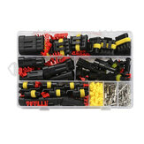 26 комплектов разъемов для электрических проводов Superseal водонепроницаемых 1/2/3/4Pin Way Plug Kit