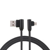Bakeey 90 Degree Micro USB Fast Charging Cable 1m For Note 4 4X Samsung S7 S6 Edge 
