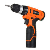 Lomvum 12V Electric Drill Power Drill Two Speed Electric Screwdriver Tool With Bits Set