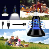 ARILUX® USB 8W Dwa tryby Biały + UV fioletowy LED Mosquito Owad Pułapka Zabójca Night Light Bulb DC5V