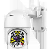 Draadloze WiFi PTZ Pan Tilt IP ONVIF 1080P Camera Beveiligingscamera voor buiten met nachtzicht