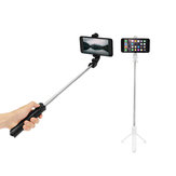 Bakeey 360 Derece Selfie Çubuğu Tripod Masaüstü Telefon Tutucu Bluetooth Uzaktan Kumanda ile