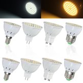 Lampadine LED E14 E27 GU10 MR16 3.5W 72 SMD 3528 Luce Bianco Puro/Bianco Caldo AC110V AC220V