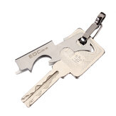 AOTDDOR EDC 8 az 1 Palacknyitó kulcstartó Gadget Multi-funkció Key Clip