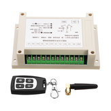 Módulo de interruptor remoto de 4 canales de 433MHz con código de aprendizaje DC12-48V 180-700W 30A de cuatro vías de relé
