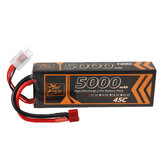 Bateria LiPo ZOP Power 11.1V 5000mAh 45C 3S com plugue T Deans para drone de corrida FPV