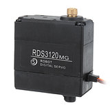 DSSERVO RDS3120MG 180° 22kg Dual Ball Bearing Metal Gear Digital Servo For DIY RC Robot Arm 