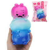 Eric Squishy Daddy Mama Baby Rabbit Family 15 * 9 * 8CM Långsam Rising Med Packaging Collection Gift Soft Toy