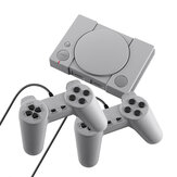 DATA FROG PS1 TV Oyun Konsolu Mini 8-bit 620 Klasik Oyun Retro Mini Video Oyun Oyuncusu ile Gamepad Game Controller