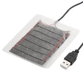 10pcs DC 5V 2.5W Chauffe-plaque chauffante noir USB pour gants Tapis de souris