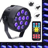 Halloween için 36W 12 LED UV Mor DMX Par Işığı Disko Bar DJ Işık Gösteri Sahne Aydınlatması AC90-240V