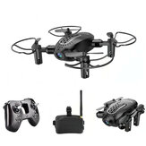 Realacc R11 Mini 5.8G FPV Plegable RC Drone Cuadricóptero con 720P HD Cámara 3 Inch Gafas