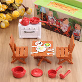 1:12 symulacja zestaw piknikowy dom zabaw rekwizyty domek dla lalek kreatywny materiał do majsterkowania