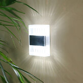 Luz de pared solar LED para exteriores, lámpara solar impermeable para cercas, cubiertas, camino, escaleras de jardín, luces solares de jardín