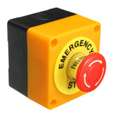 Interrupteur à bouton-poussoir 1 NO 1 NC 10A 660V Arrêt d'urgence étanche