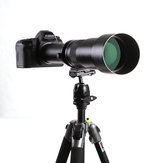 Lightdow 650-1300mm F8.0-F16 Super Tele Handmatige zoomlens voor Nikon voor Canon voor Sony voor Pantex-camera