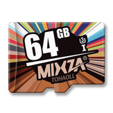 Mixza U3 64GB O cartão de memória de alta velocidade da série Colorful 