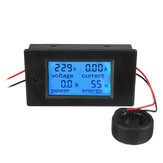 Medidor de energía LCD de corriente digital de 80-260V 100A, voltímetro amperímetro probador de energía de medición de voltios de corriente continua
