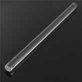 25mm x 300mm Transparent Acrylic Round Rod Clear Solid Bar