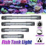 50/40/30/20 cm 100-240V Aquarium-Fischbehälter-Licht Wasserdichte Lampe Einstellbare Länge Dimmbares Timer
