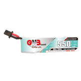 Bateria LiPo GNB 3.7V 550mAh 90C 1S com plug GNB27 para drone de corrida FPV
